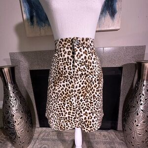 Tommy Bahama Leopard Print Mini Skirt
